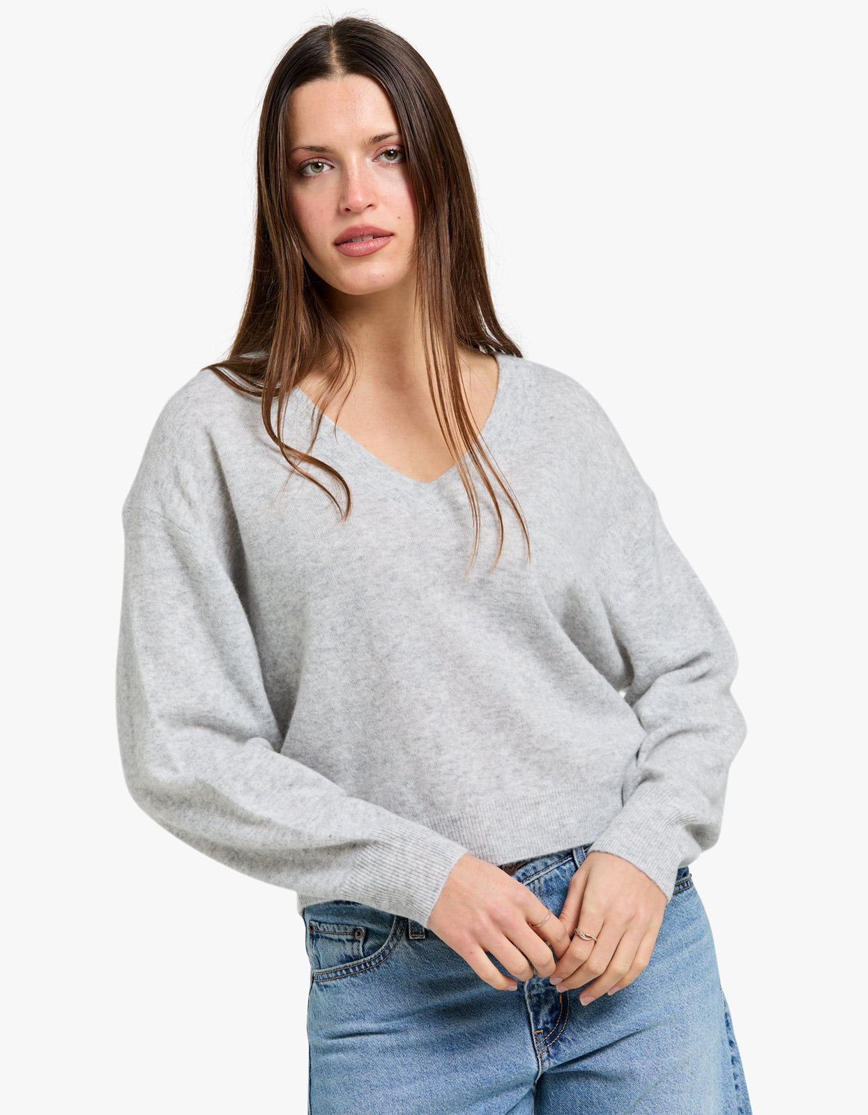 Womens Jumper Raxow - Heather Grey