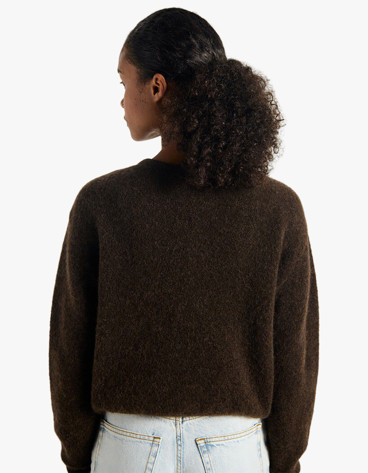 Womens Cardigan Vitow - Coffee Melange