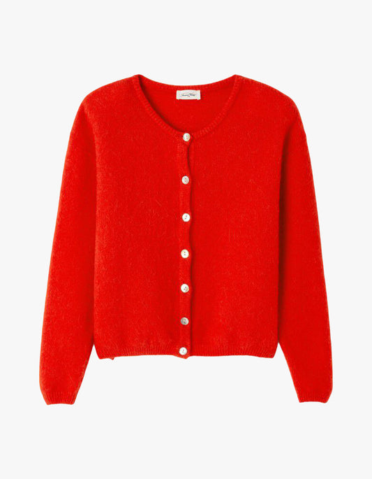 Womens Cardigan Vitow - Strawberry
