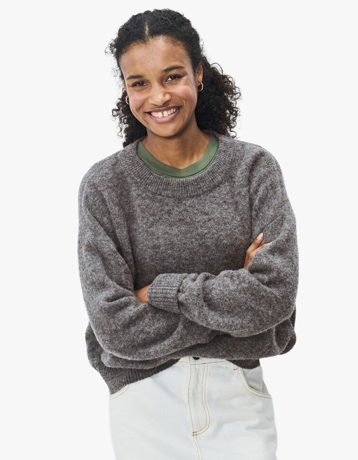 Womens Jumper Vitow - Steel Melange
