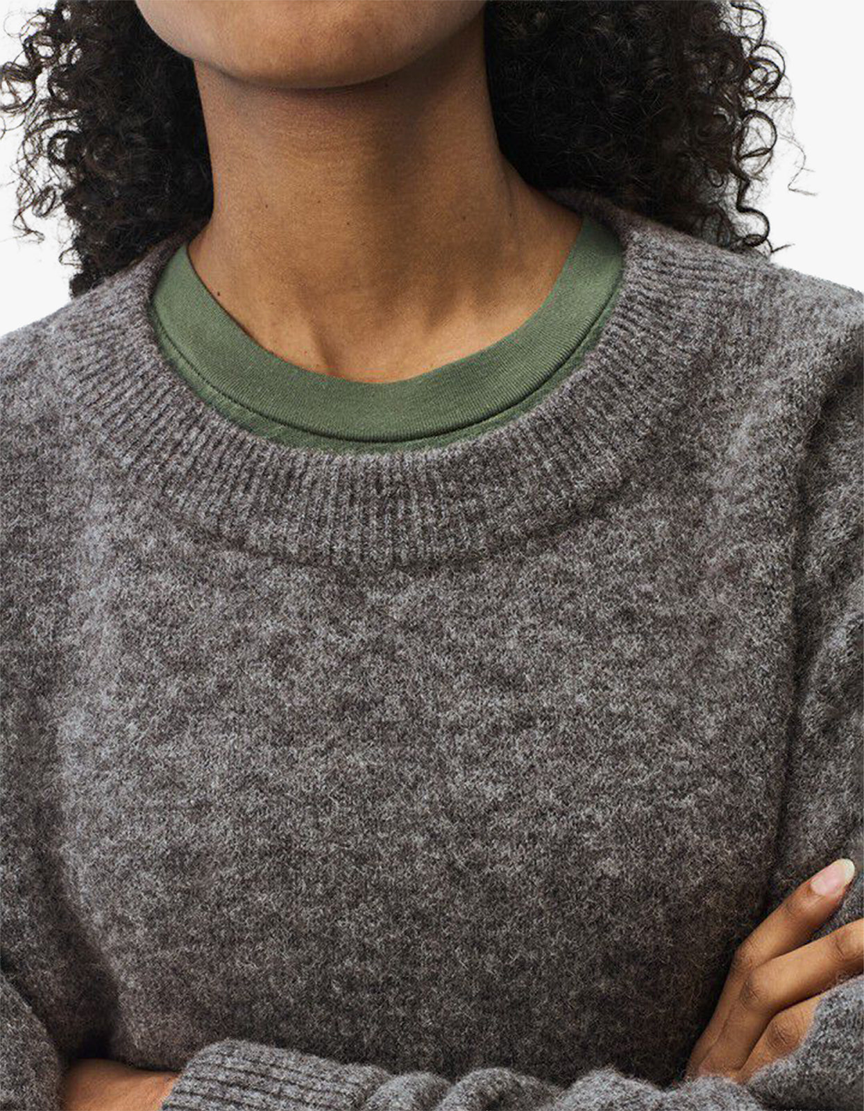Womens Jumper Vitow - Steel Melange