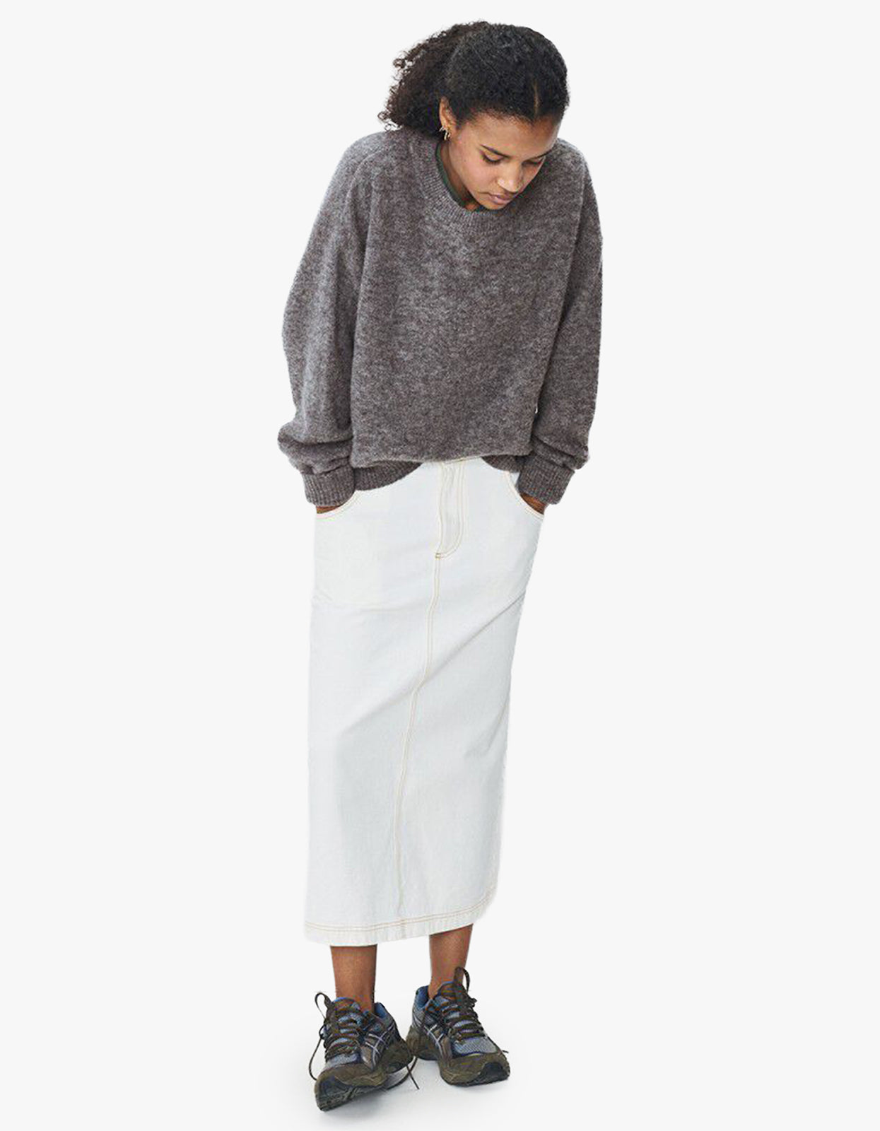 Womens Jumper Vitow - Steel Melange