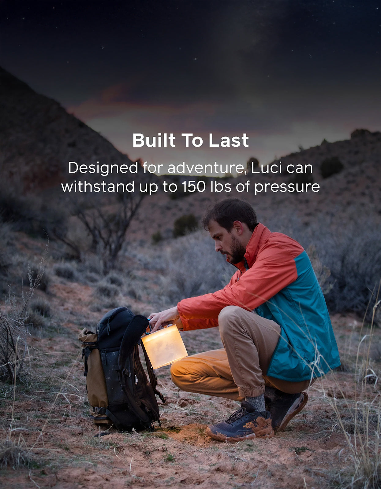 Luci Charge 360 Rechargable Solar Lantern - Black