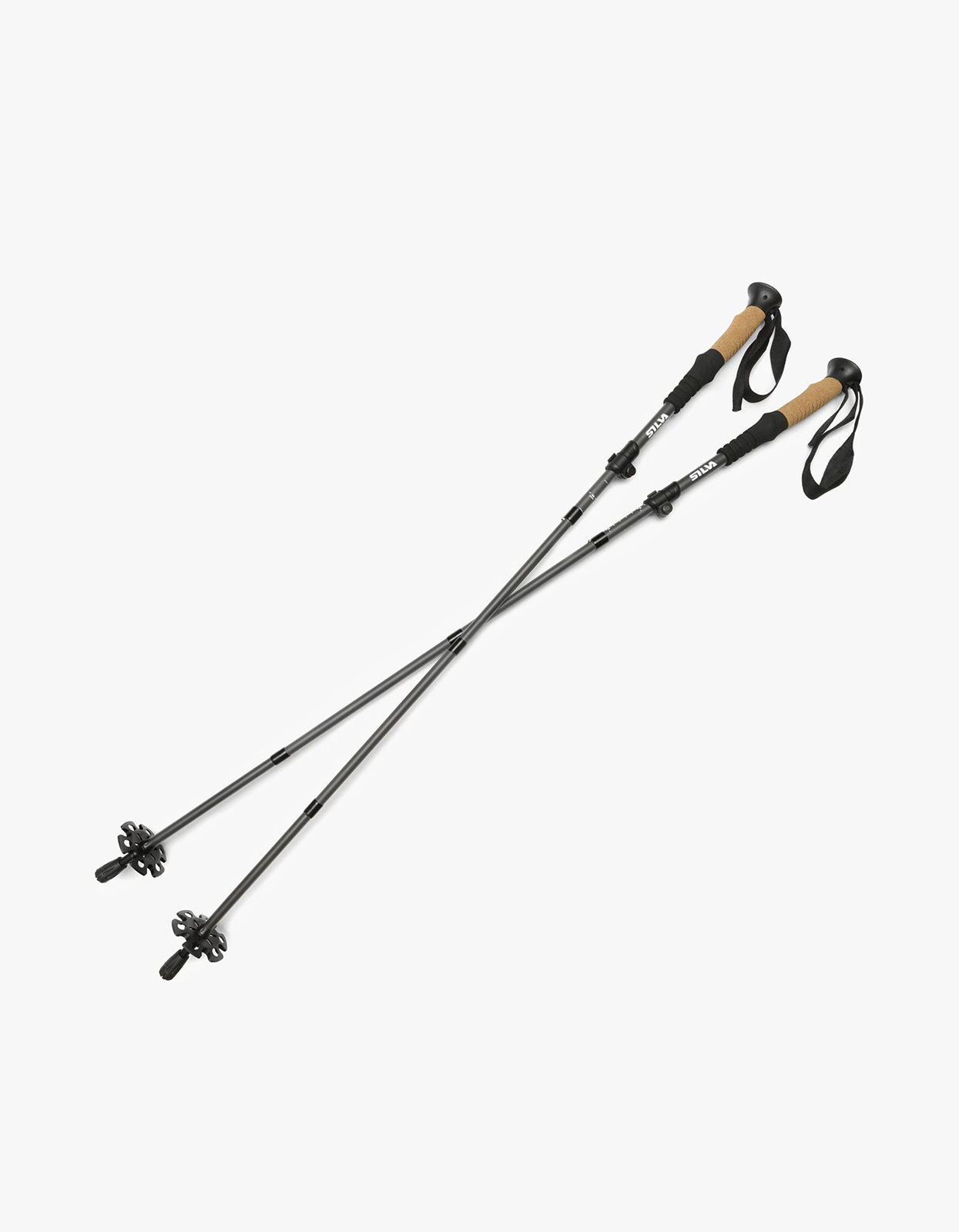 Trekking Poles Aluminium Z Fold - Grey