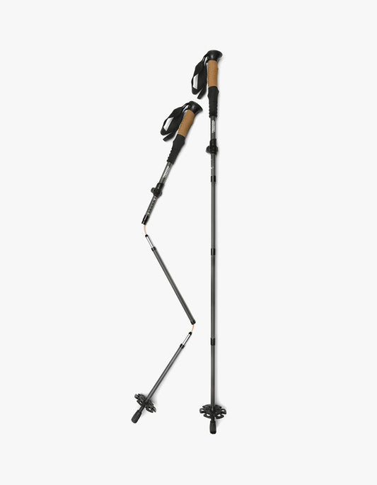 Trekking Poles Aluminium Z Fold - Grey
