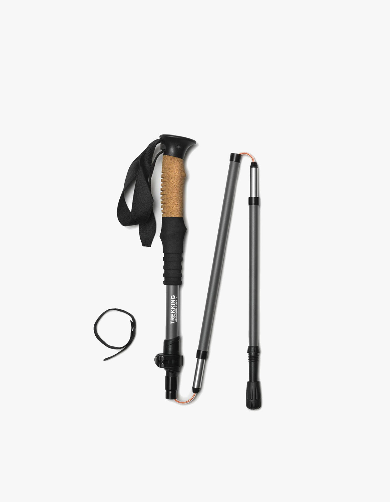 Trekking Poles Aluminium Z Fold - Grey