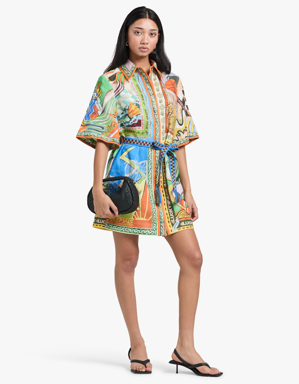 Lucky Pace Mini Dress - Multi