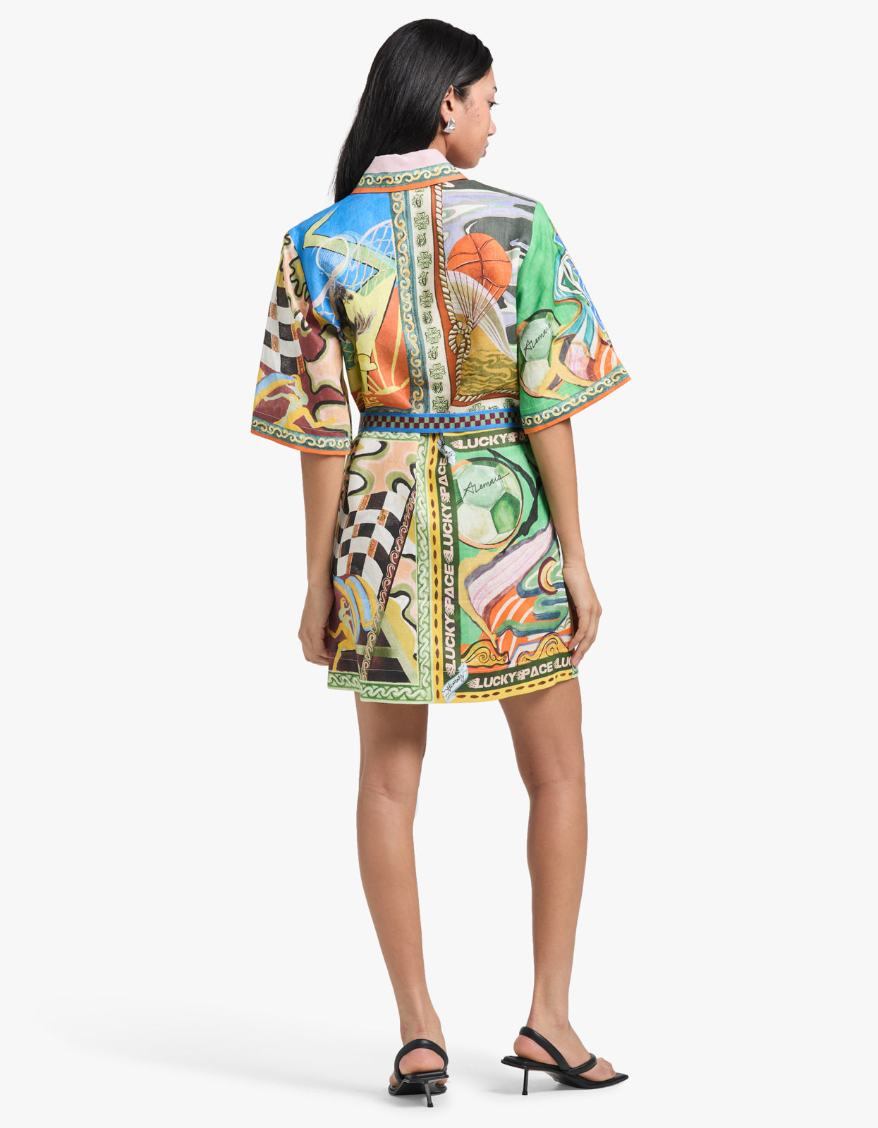 Lucky Pace Mini Dress - Multi