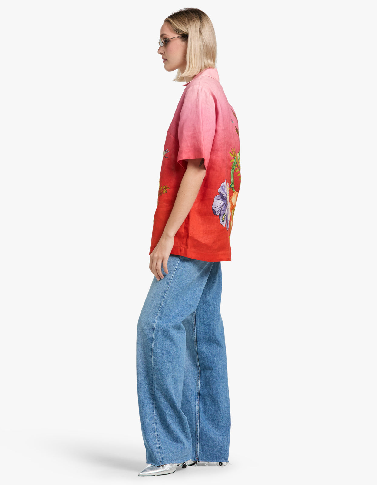 Inez Shirt - Pink Ombre