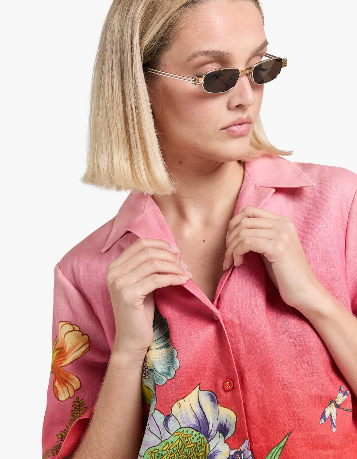 Inez Shirt - Pink Ombre
