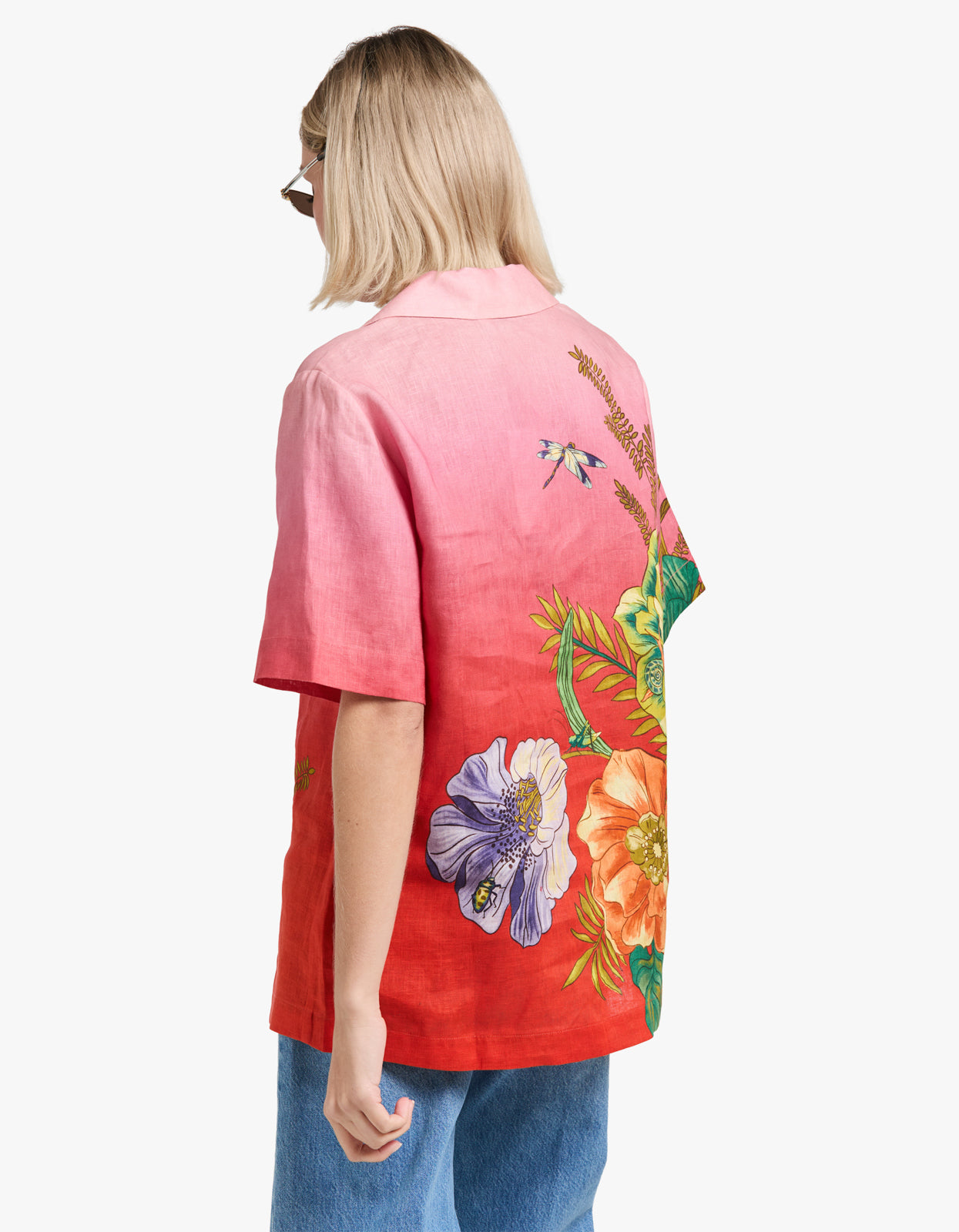 Inez Shirt - Pink Ombre