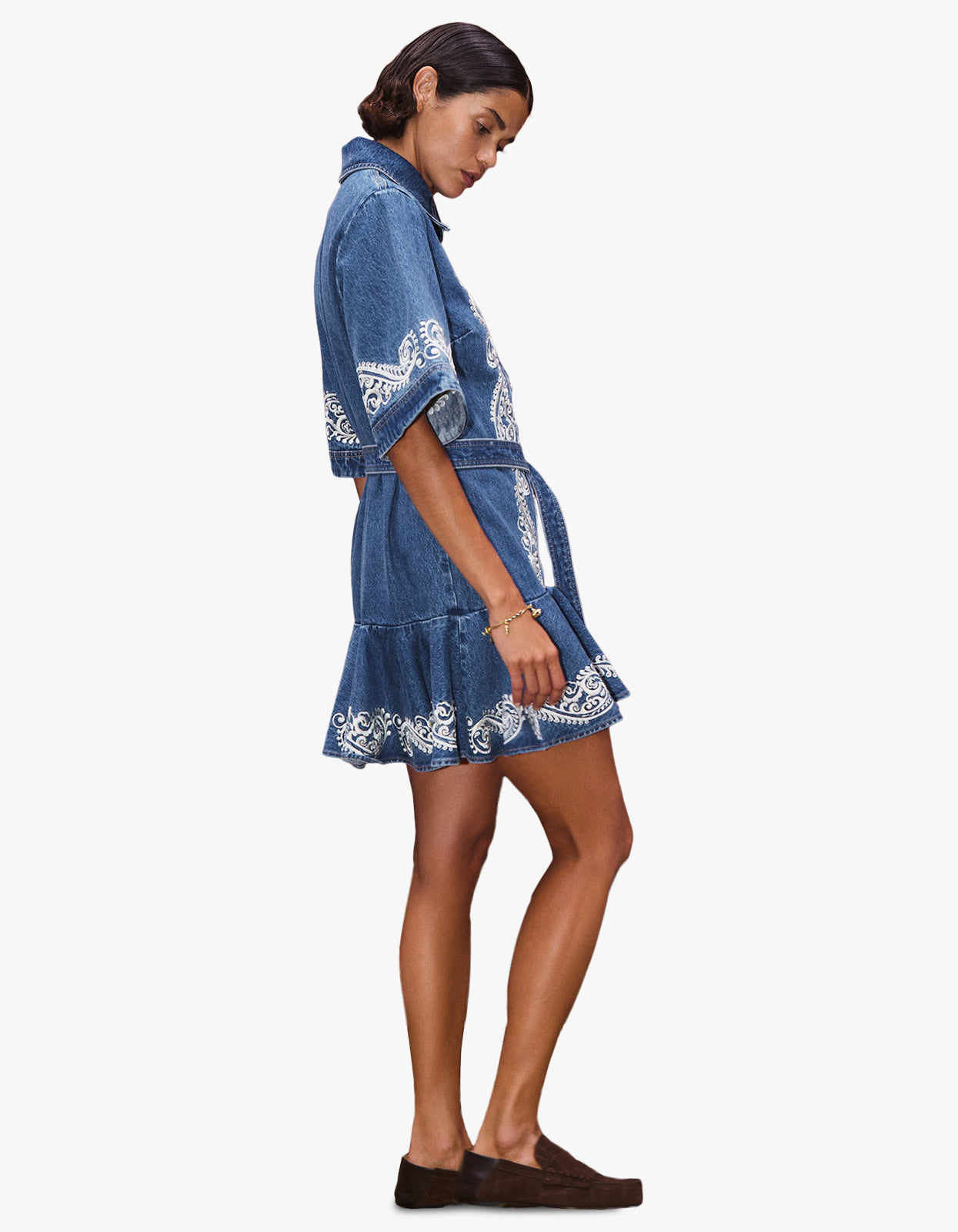 Jacones Denim Mini Dress - Indigo