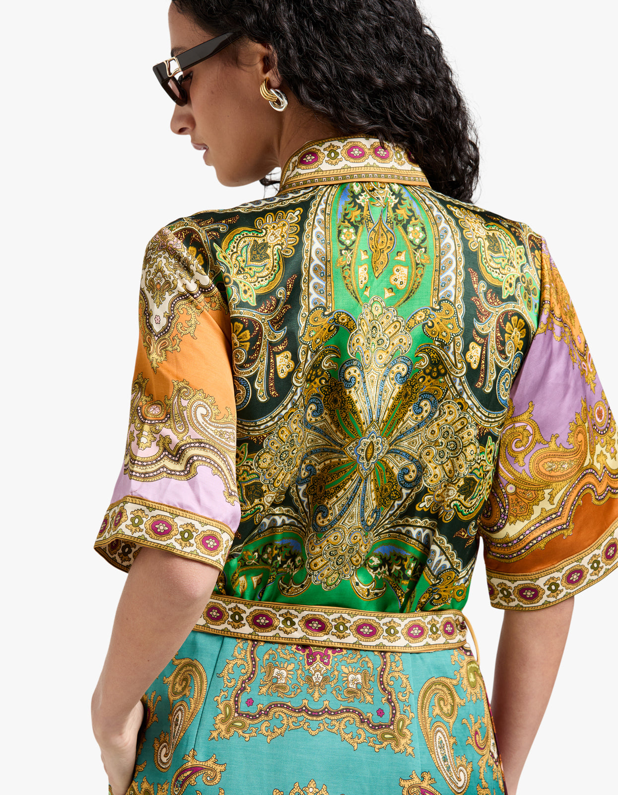 Clemenza Spliced Mini Dress - Multi