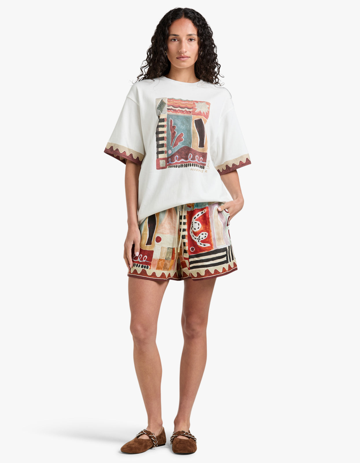 Michelle Classic Tee - Cream