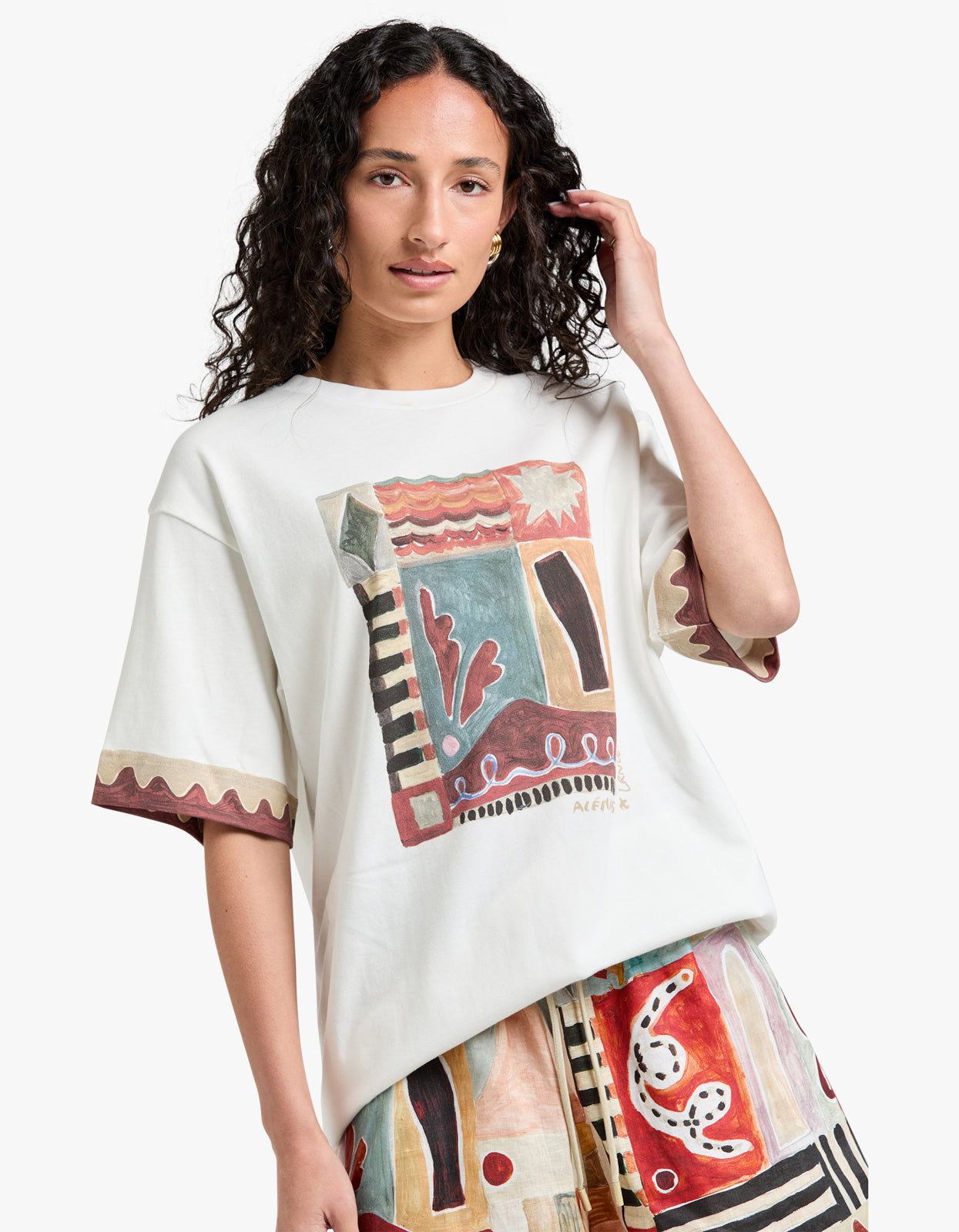 Michelle Classic Tee - Cream