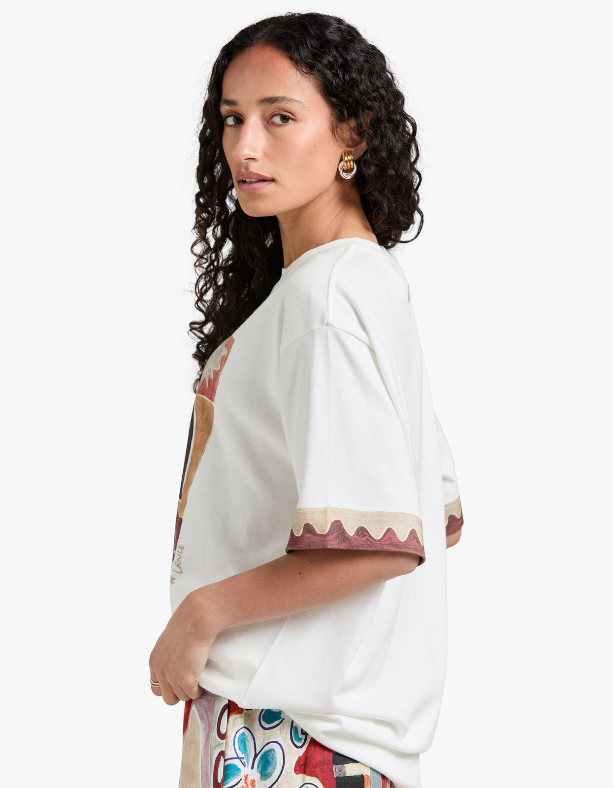Michelle Classic Tee - Cream