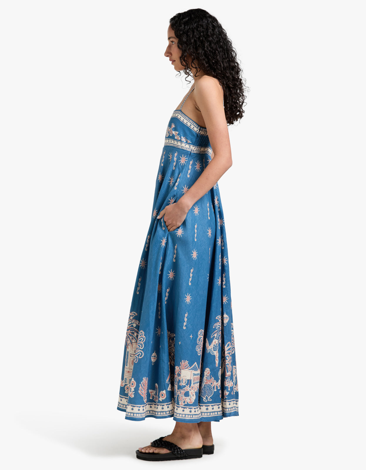 Acacia Sundress - Blue