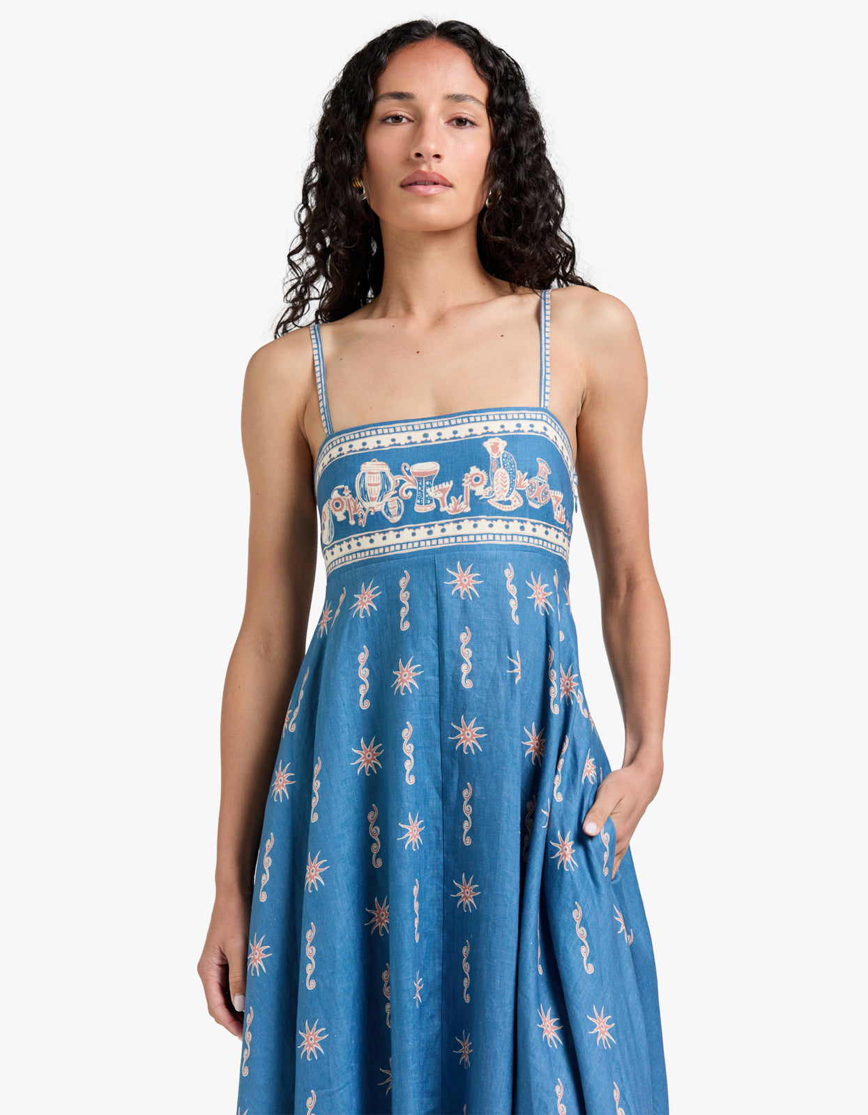 Acacia Sundress - Blue
