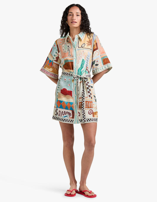 Michelle Mini Dress - Multi