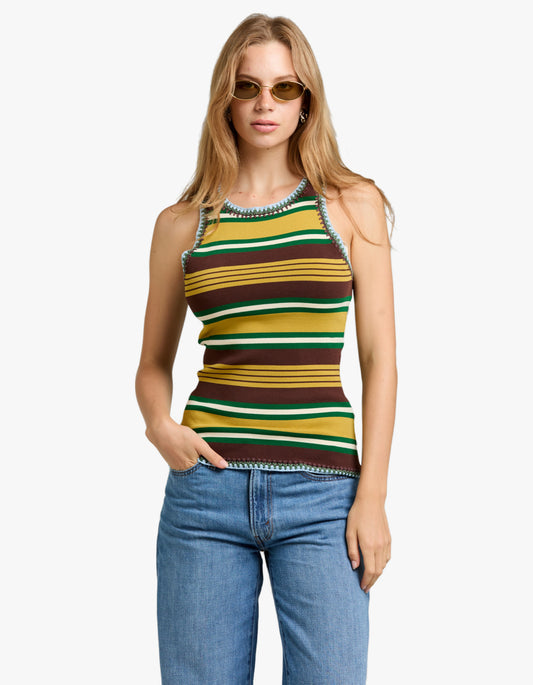 Clover Knit Top - Stripe