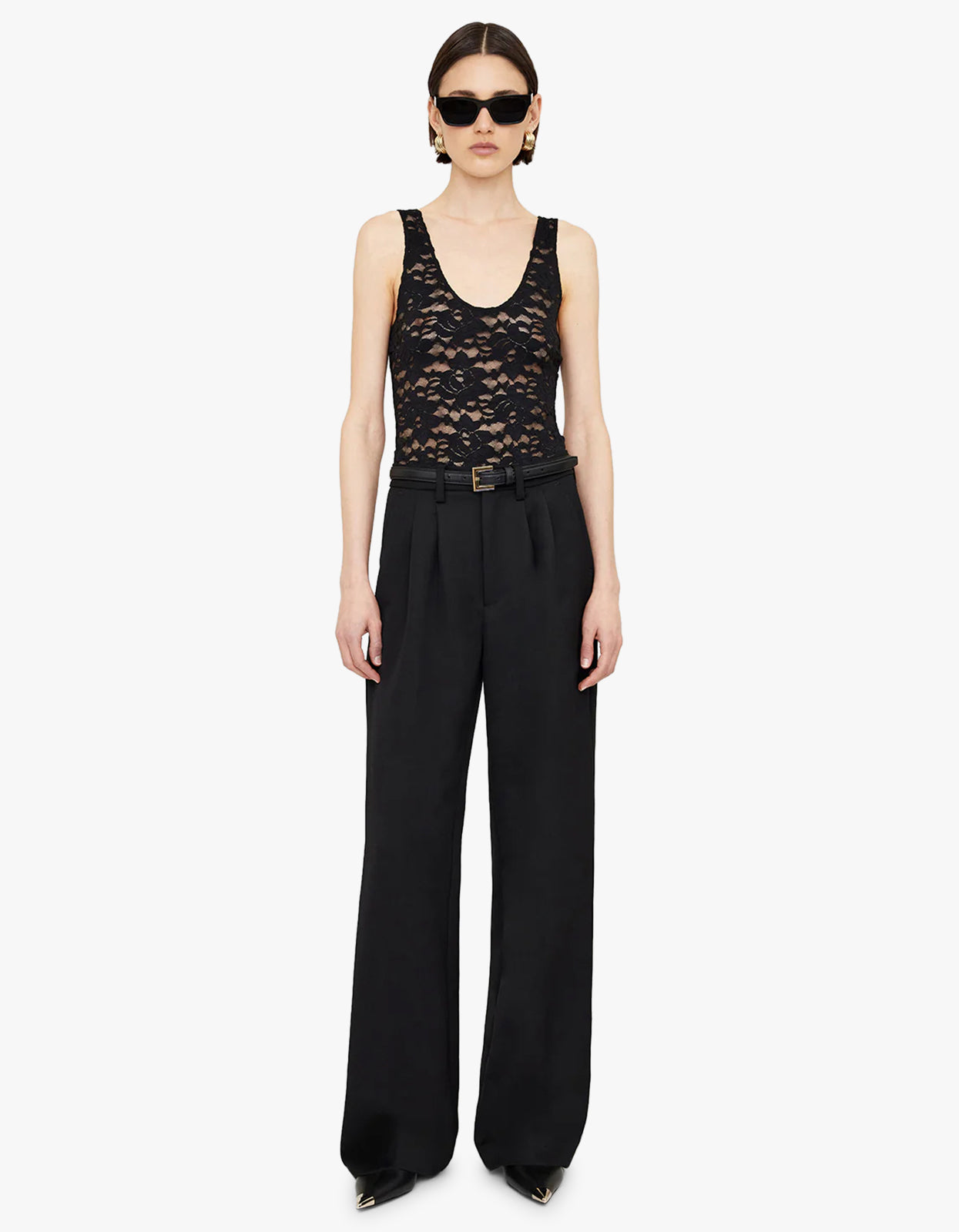 Alysha Bodysuit - Black Floral