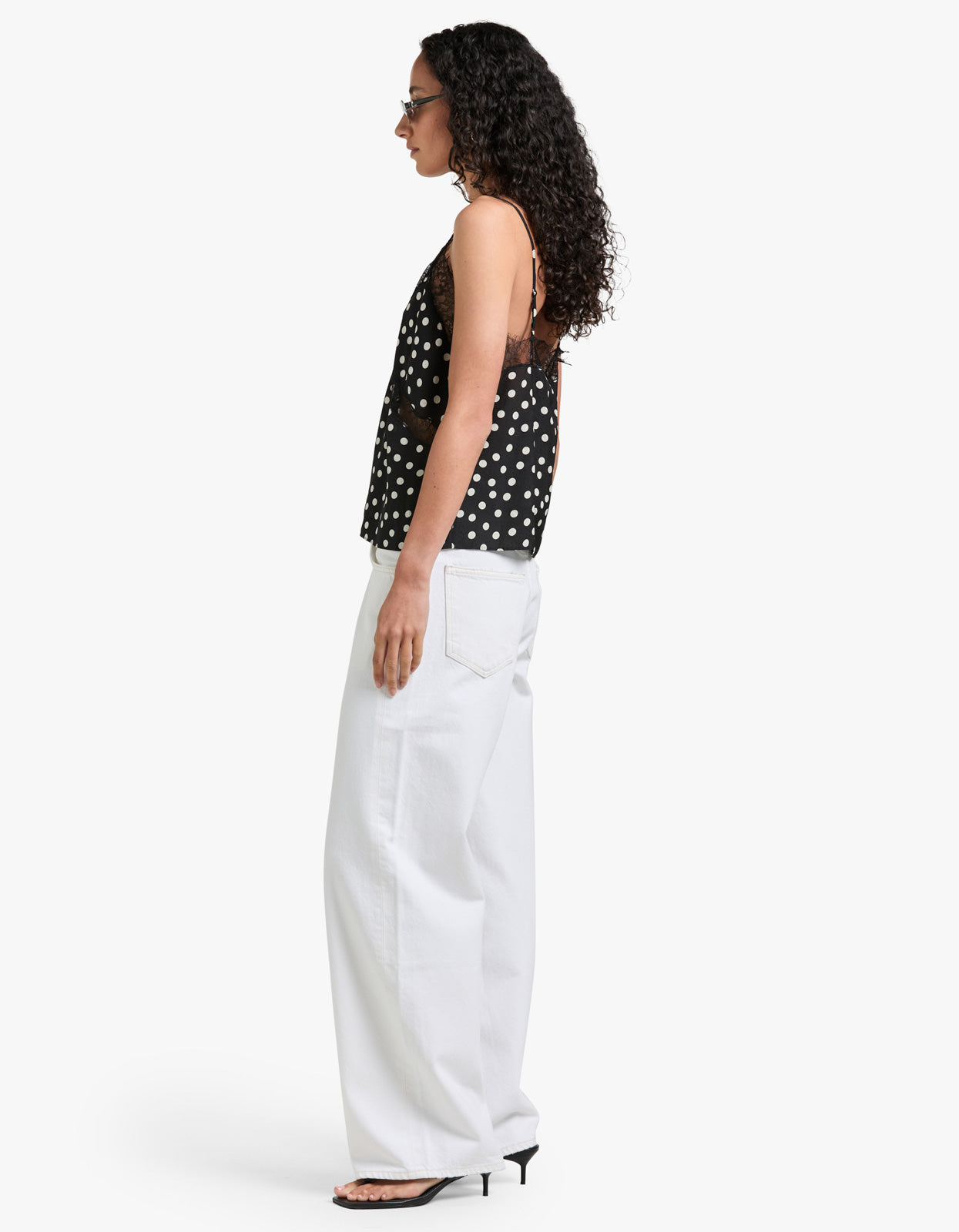 Amelie Camisole - Double Dot Jacquard