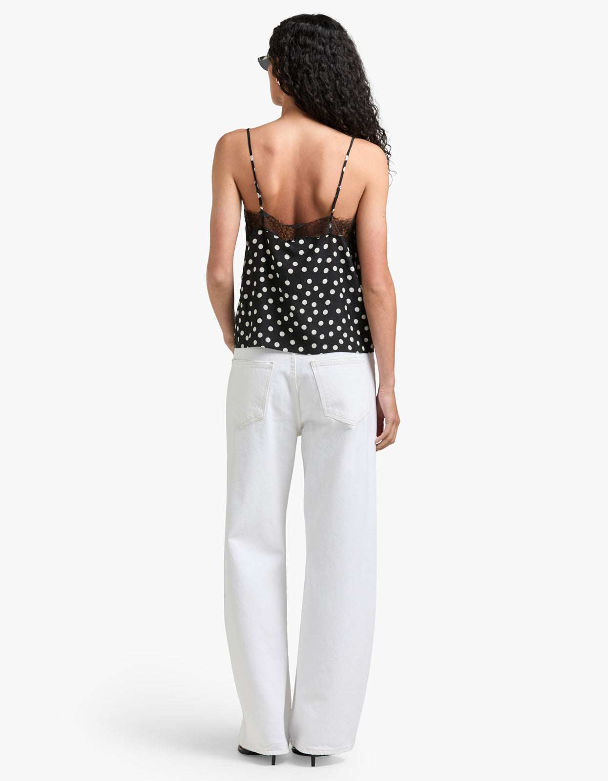 Amelie Camisole - Double Dot Jacquard