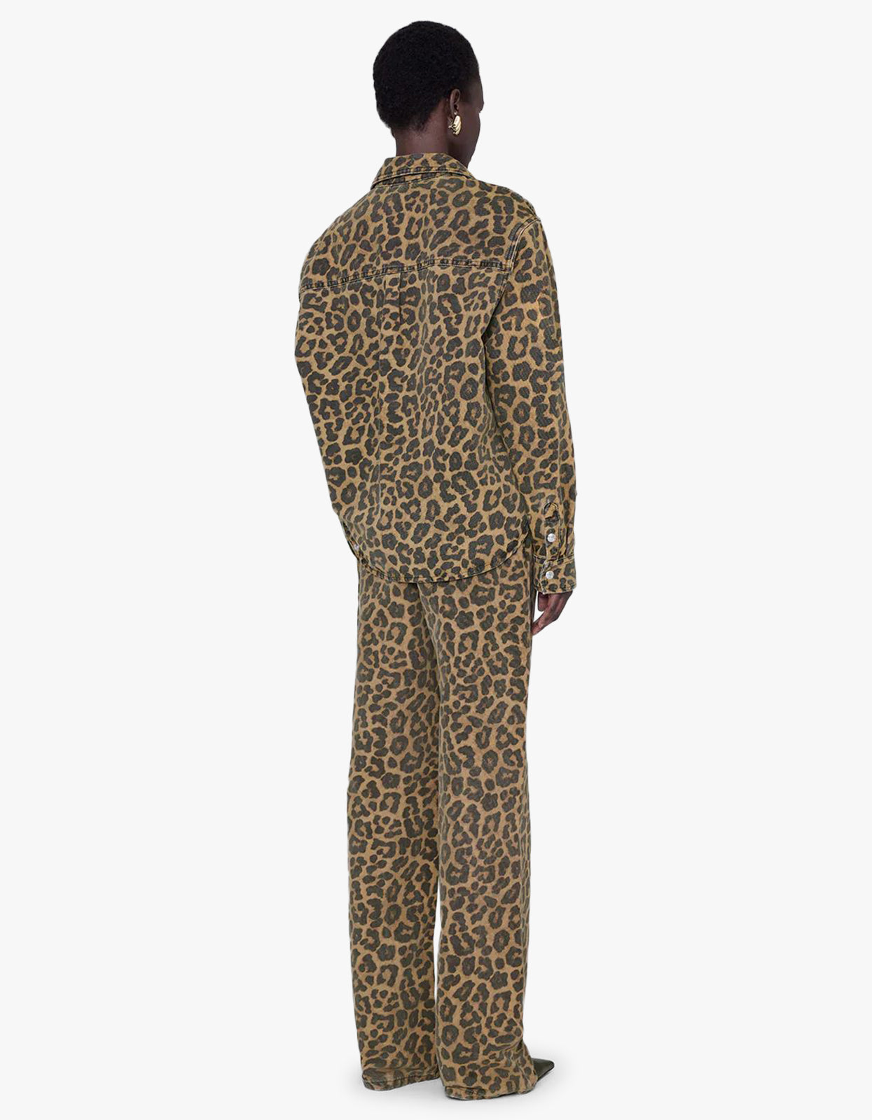 Paxton Shirt - Black And Brown Leopard