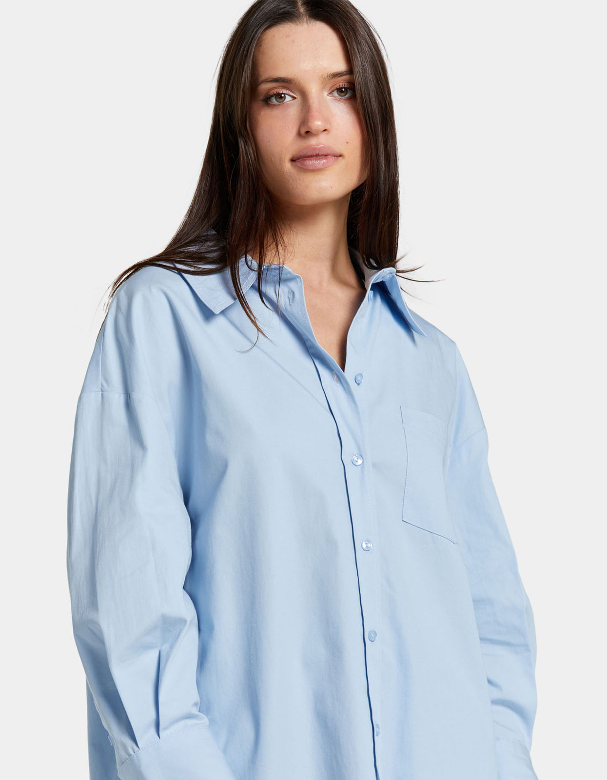 Superette  Mika Shirt - Blue And White Stripe