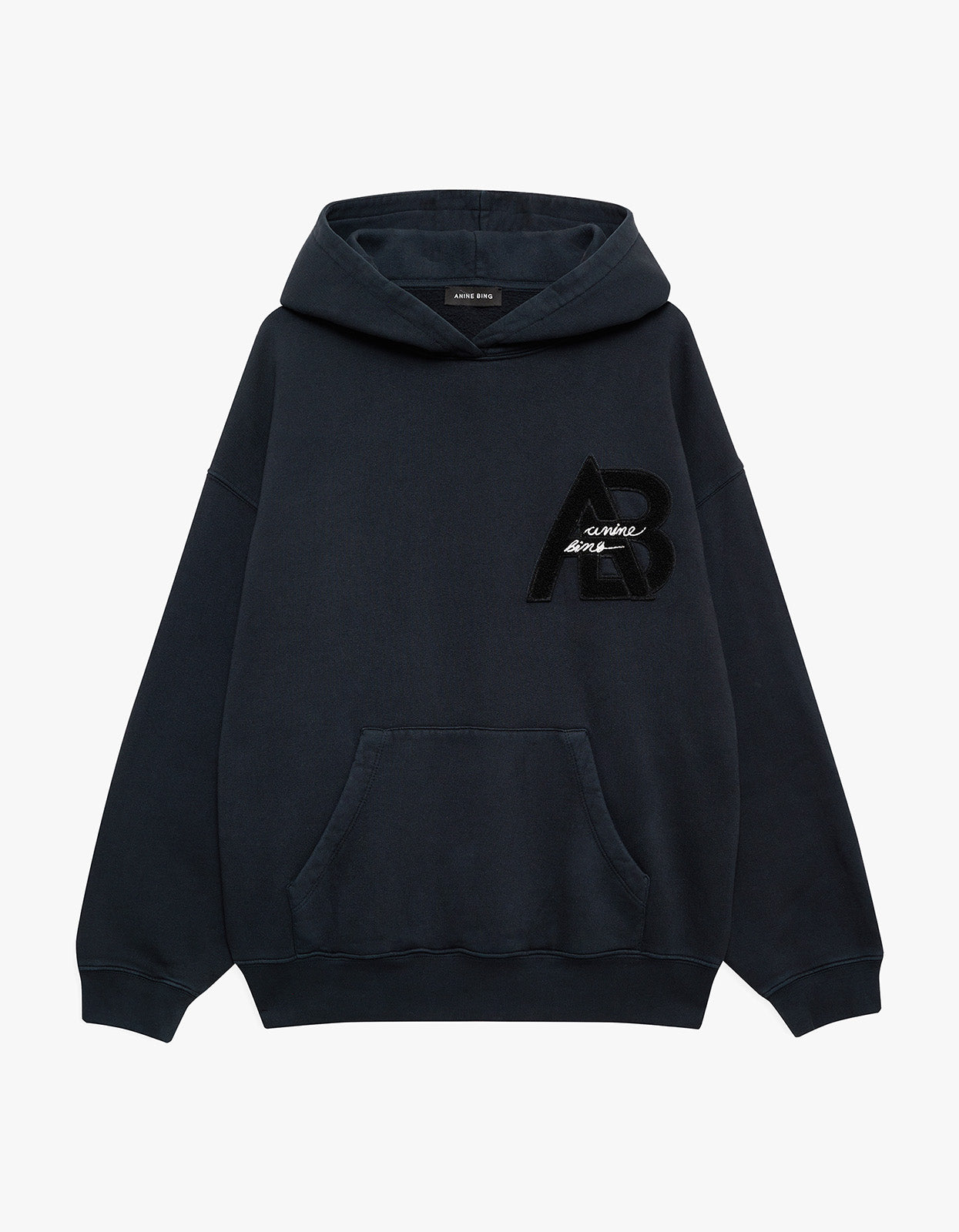 Jaci Hoodie Letterman - Vintage Black