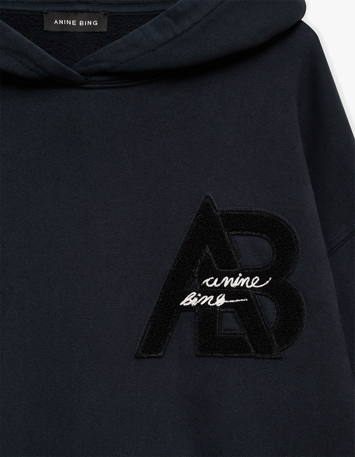 Jaci Hoodie Letterman - Vintage Black