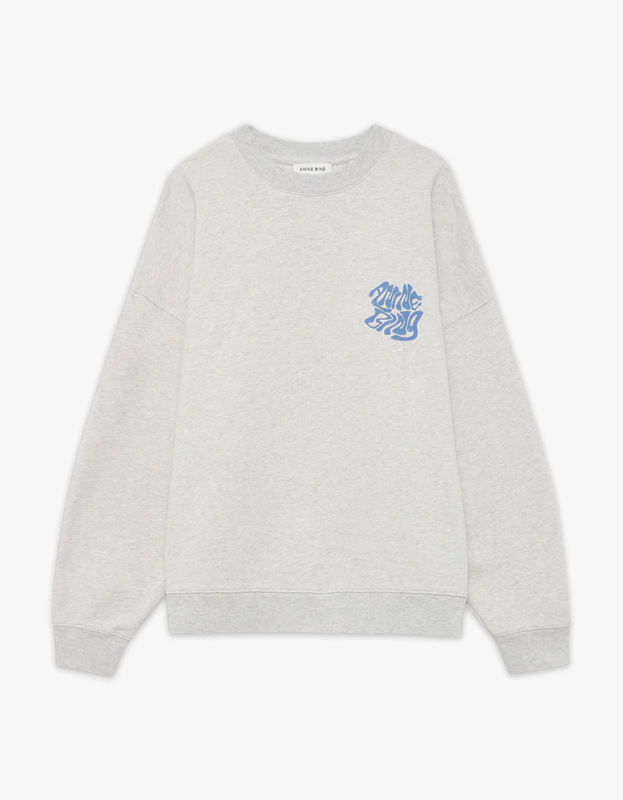 Miles Sweatshirt Waves - Heather Grey