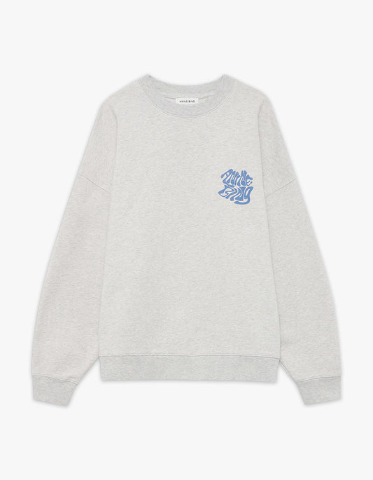 Miles Sweatshirt Waves - Heather Grey