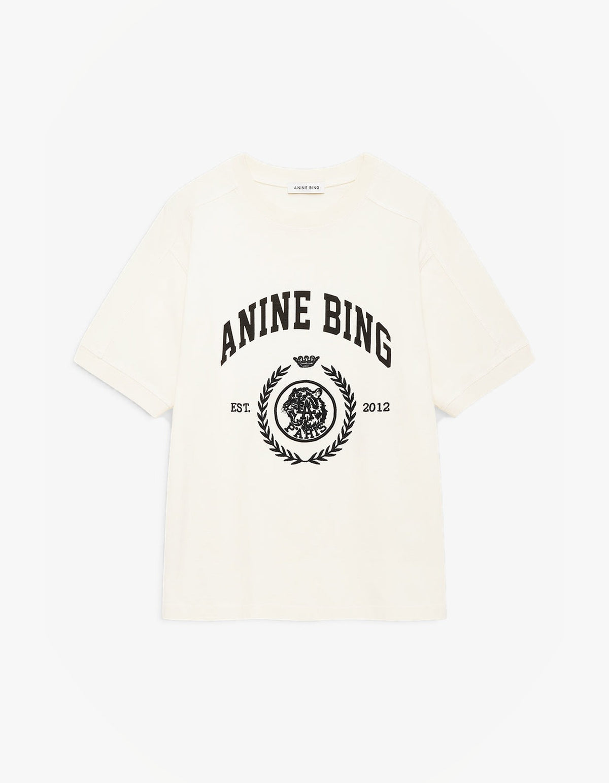 Jaylin Tee Collegiate - Washed Cream