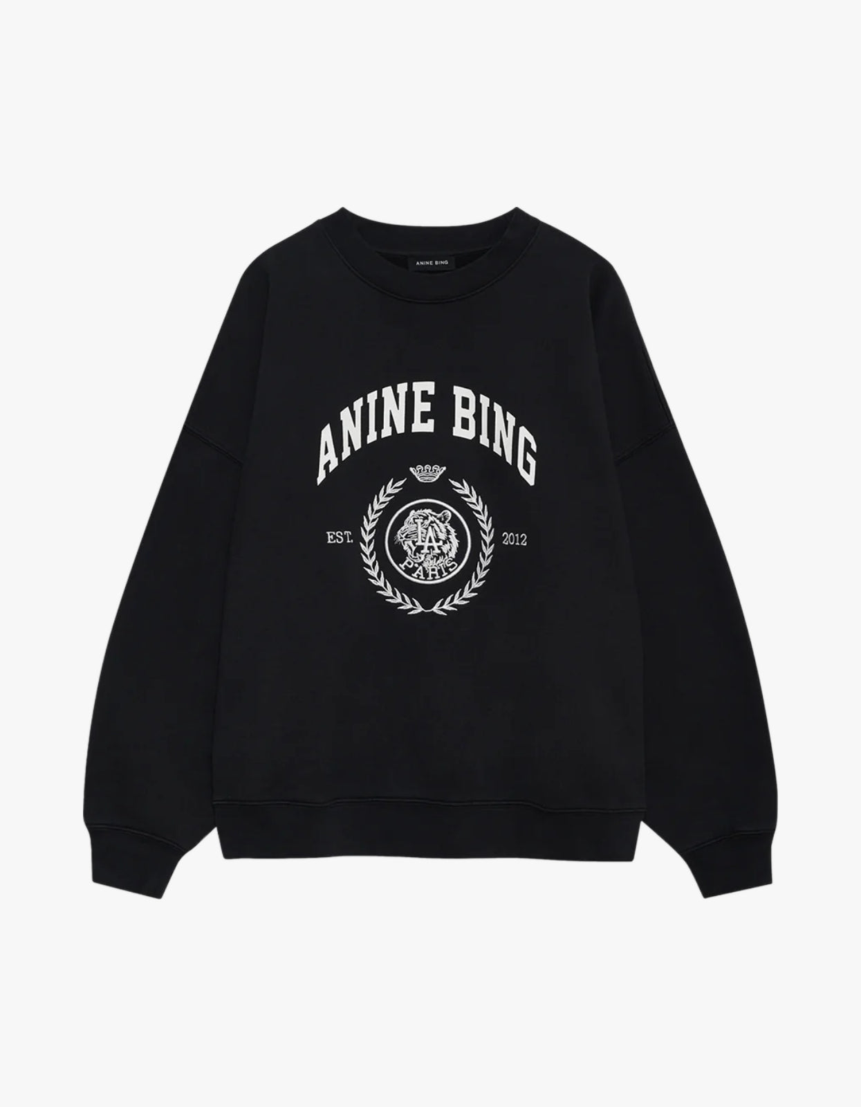 Miles Sweatshirt Collegiate - Vintage Black