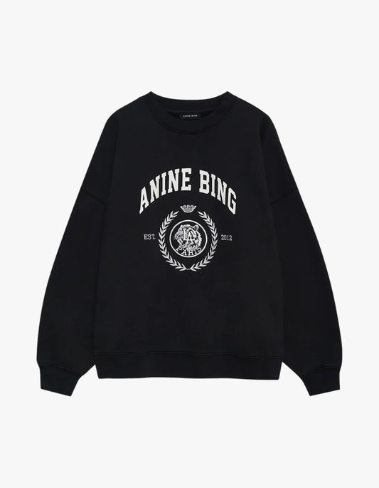 Miles Sweatshirt Collegiate - Vintage Black