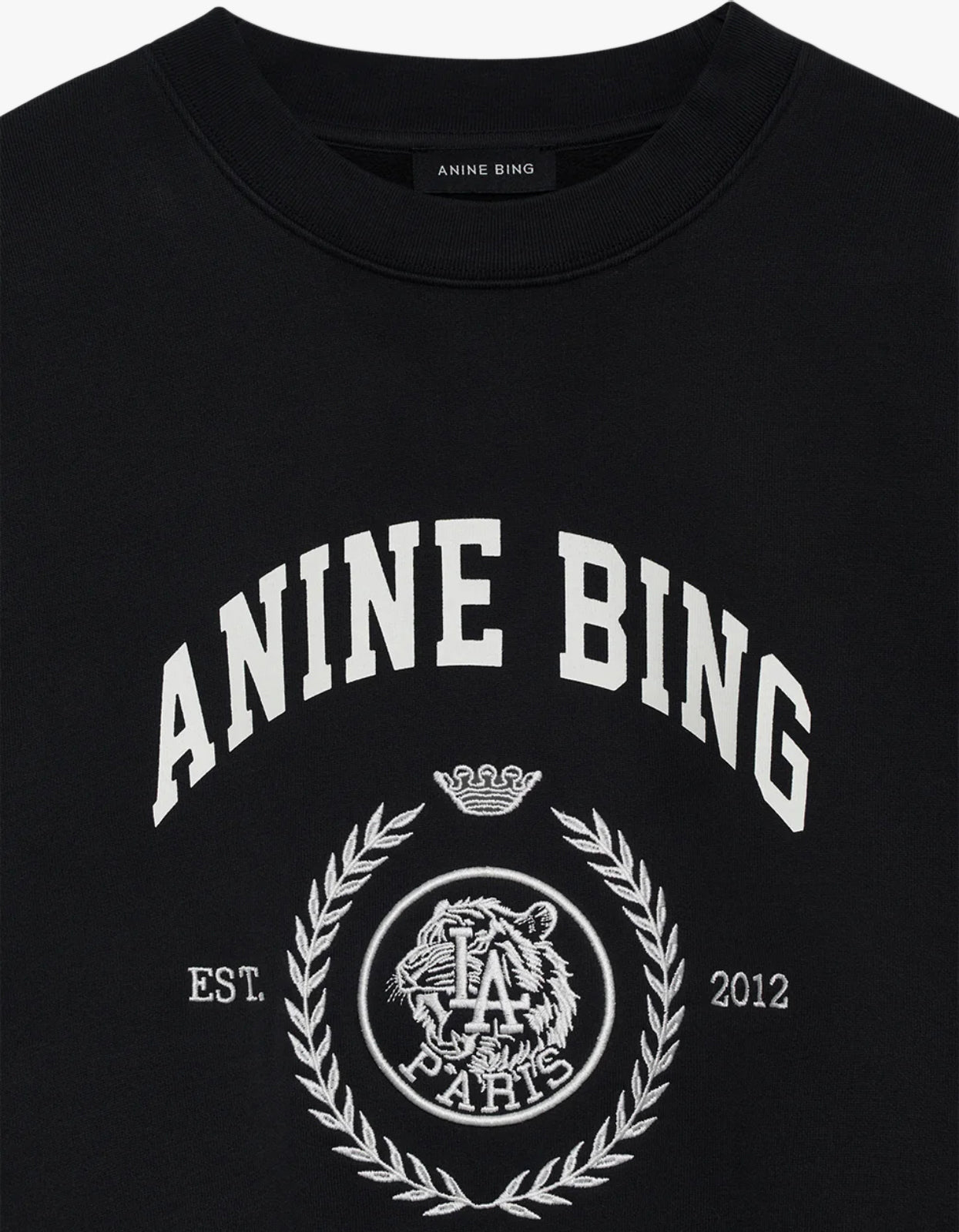 Miles Sweatshirt Collegiate - Vintage Black