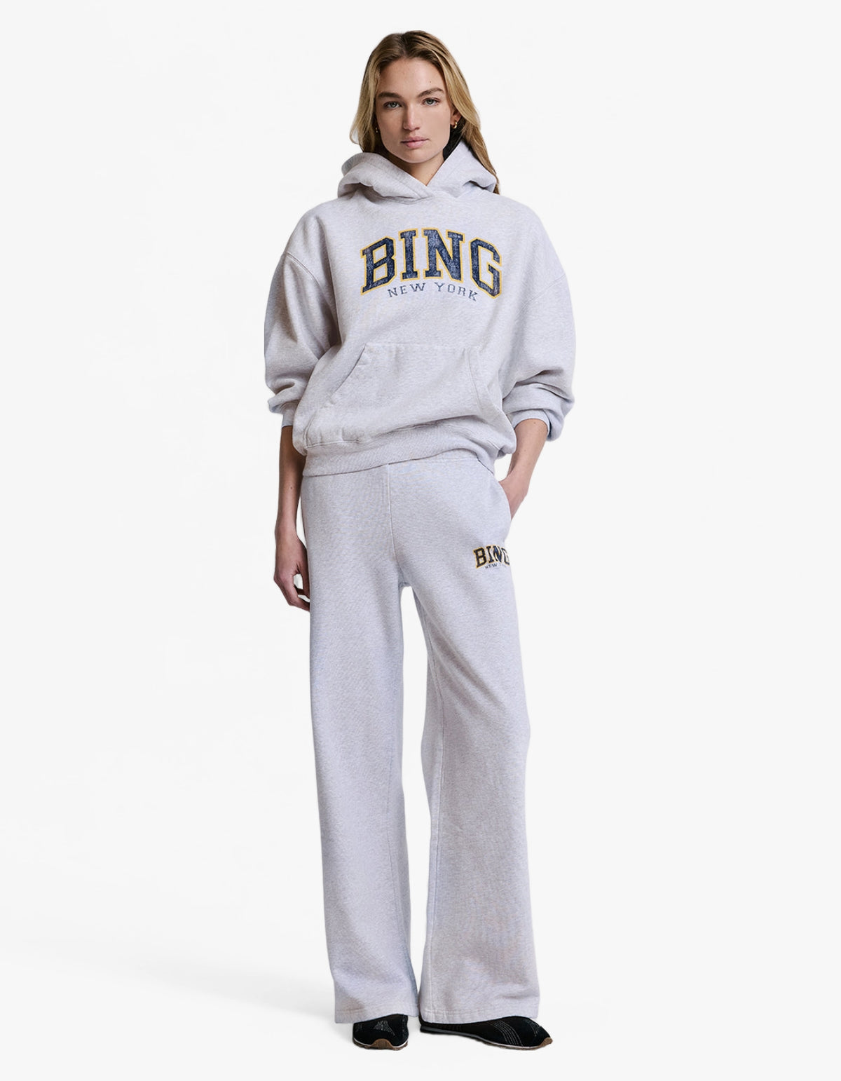 Harvey Sweatshirt Bing Ny - Light Heather Grey