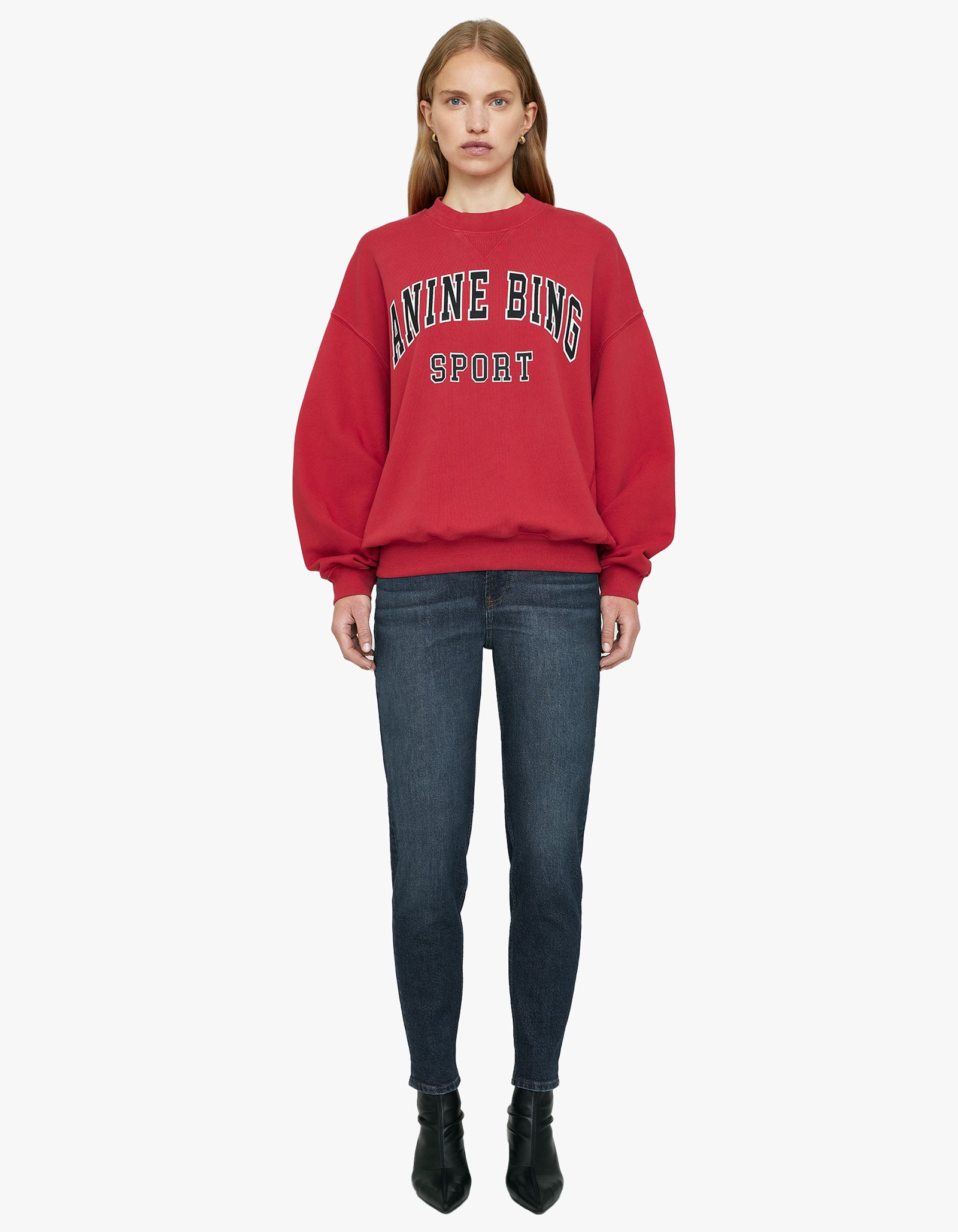 Superette Jaci Sweatshirt Anine Bing Red