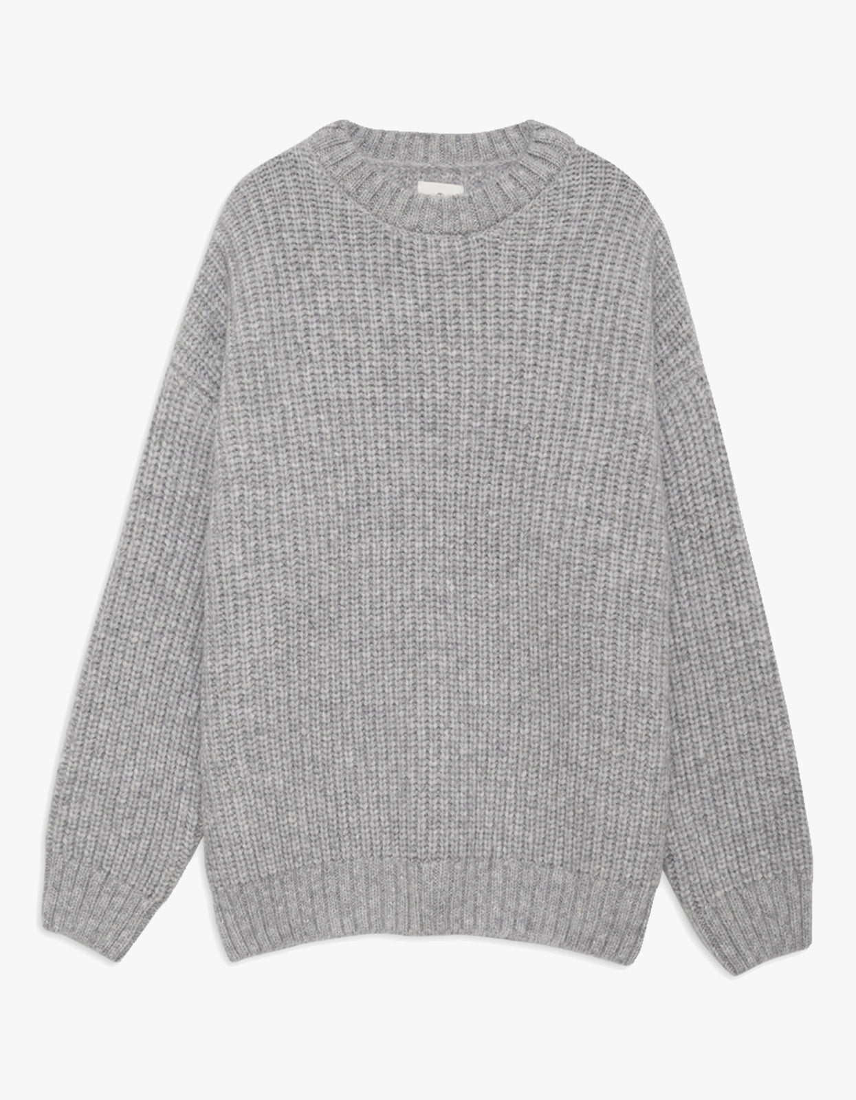 Superette | Sydney Crew Sweater - Light Heather Grey