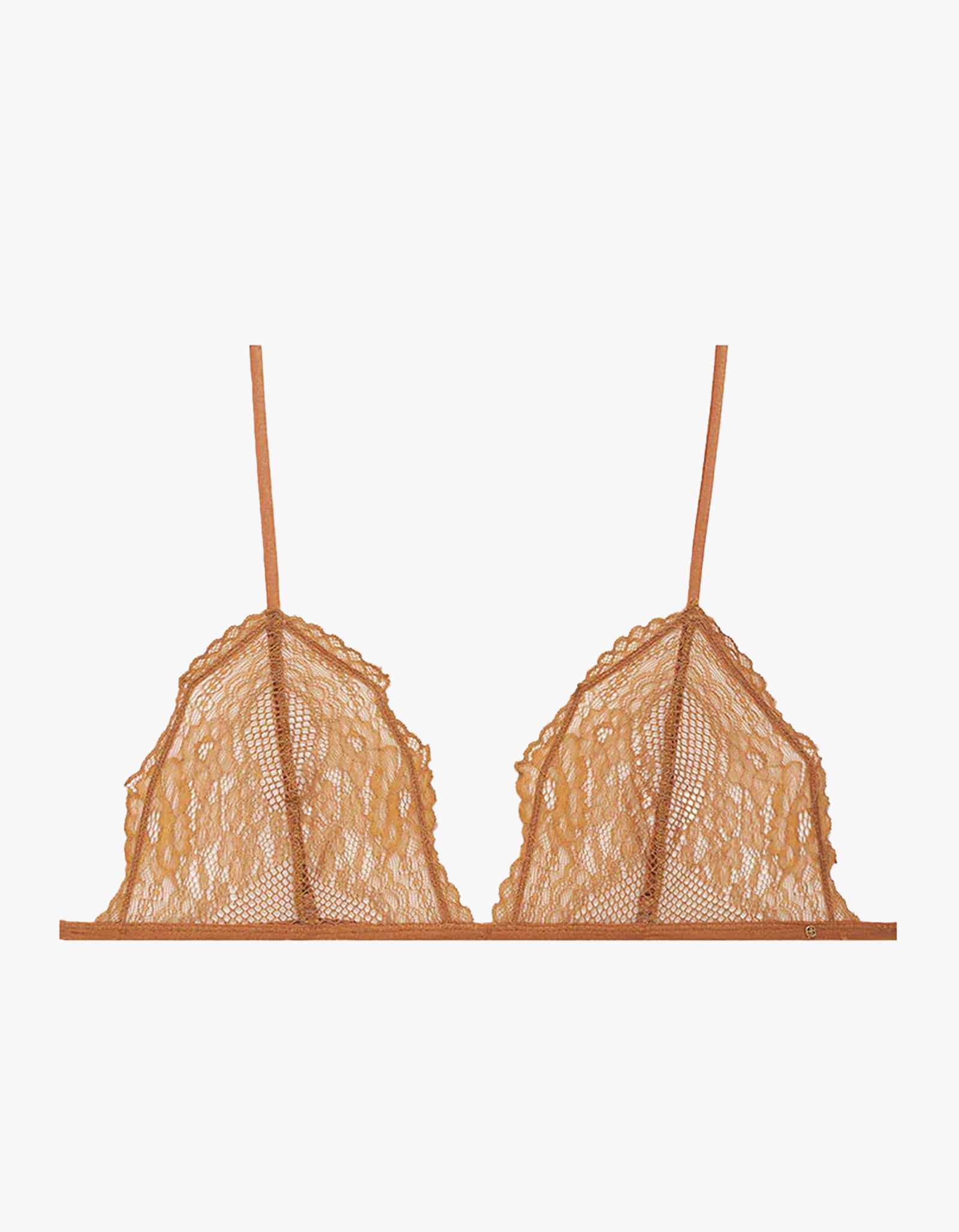 Superette Delicate Lace Bra Camel