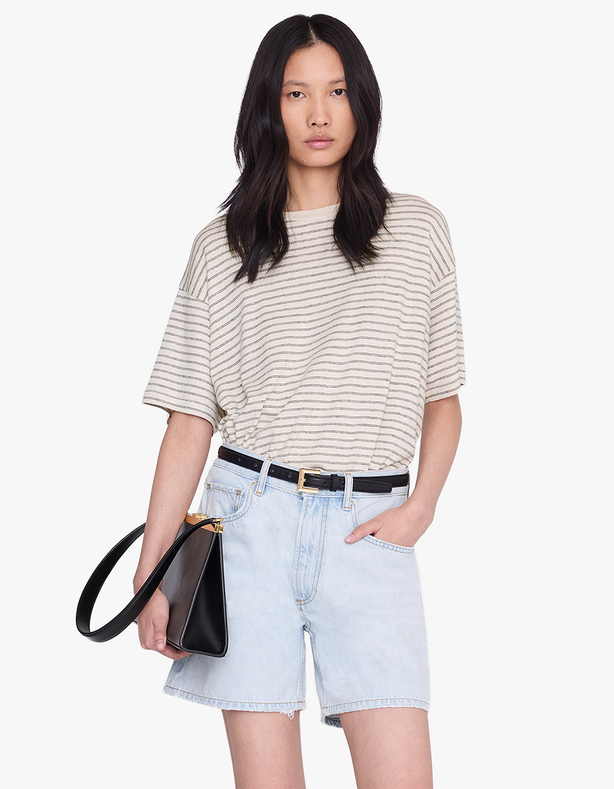 Cade Tee - Black Stripe
