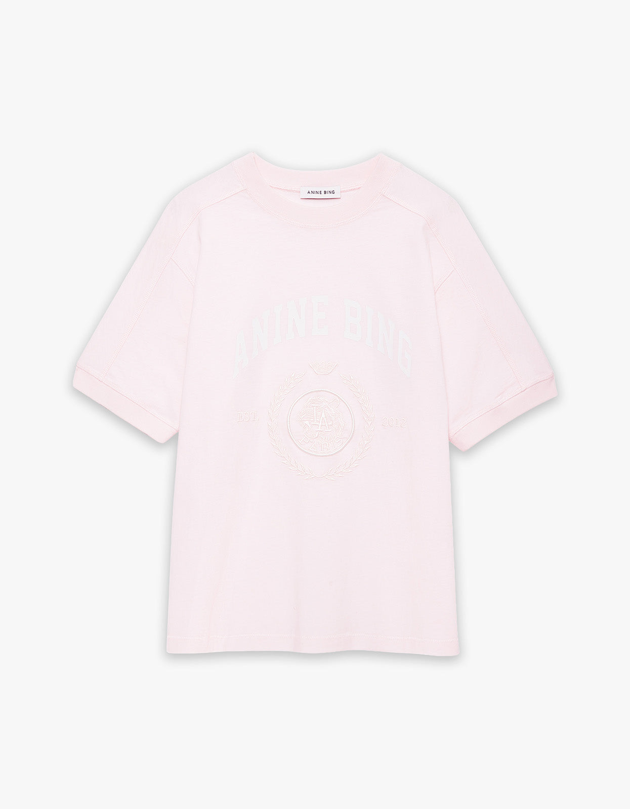 Jaylin Tee Collegiate - Powder Pink