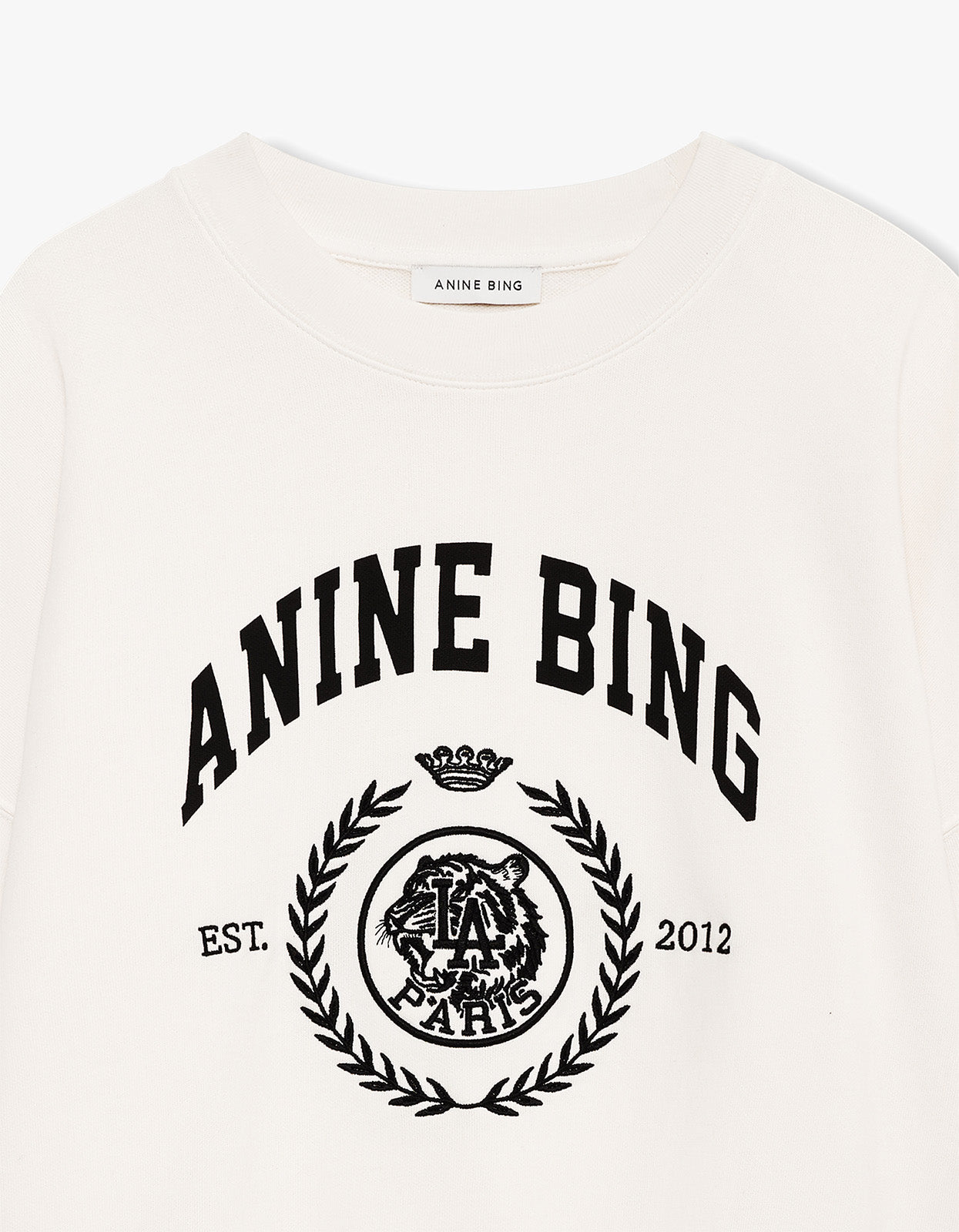 Miles Sweatshirt Collegiate - Cream