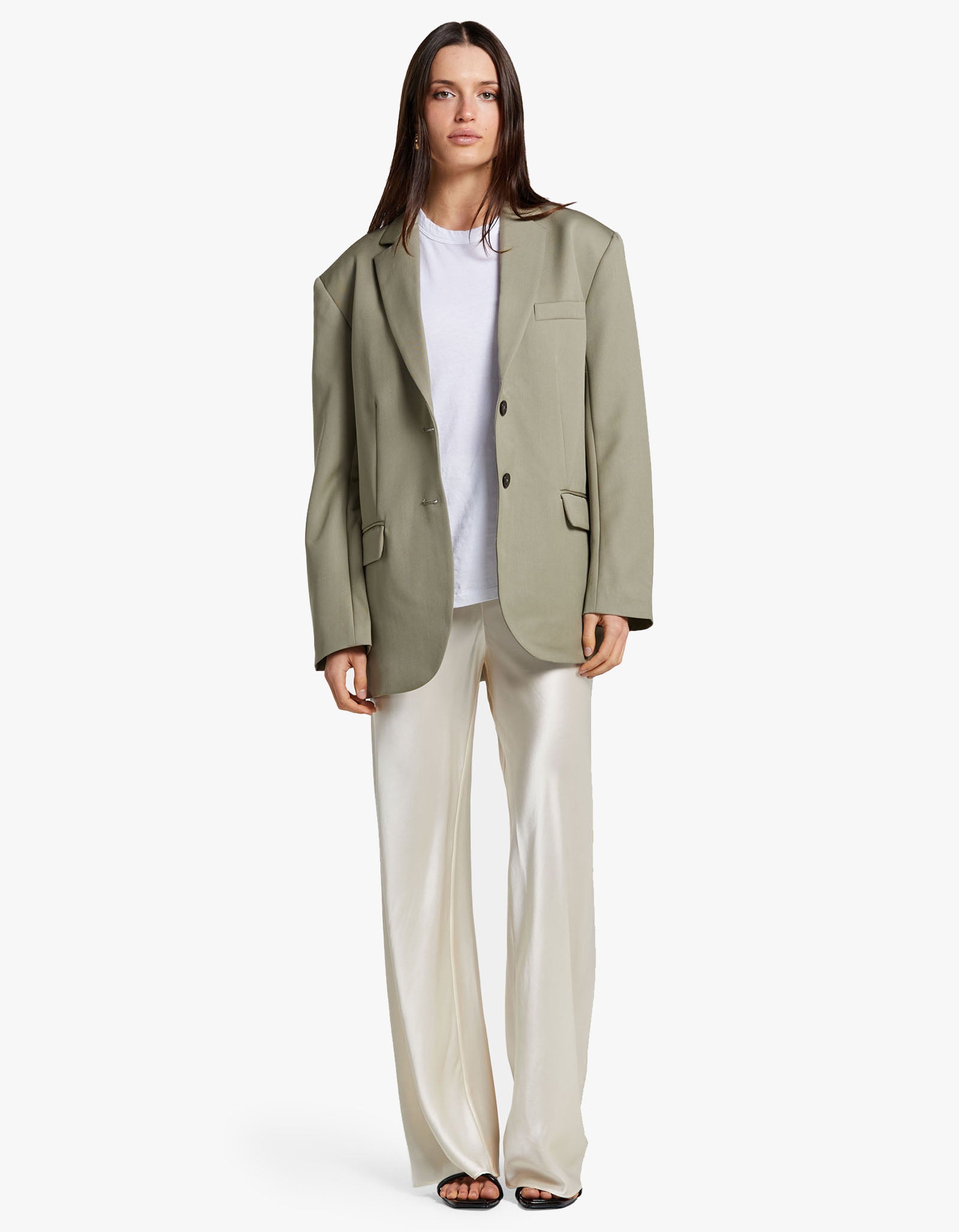 Superette Quinn Blazer Green Khaki