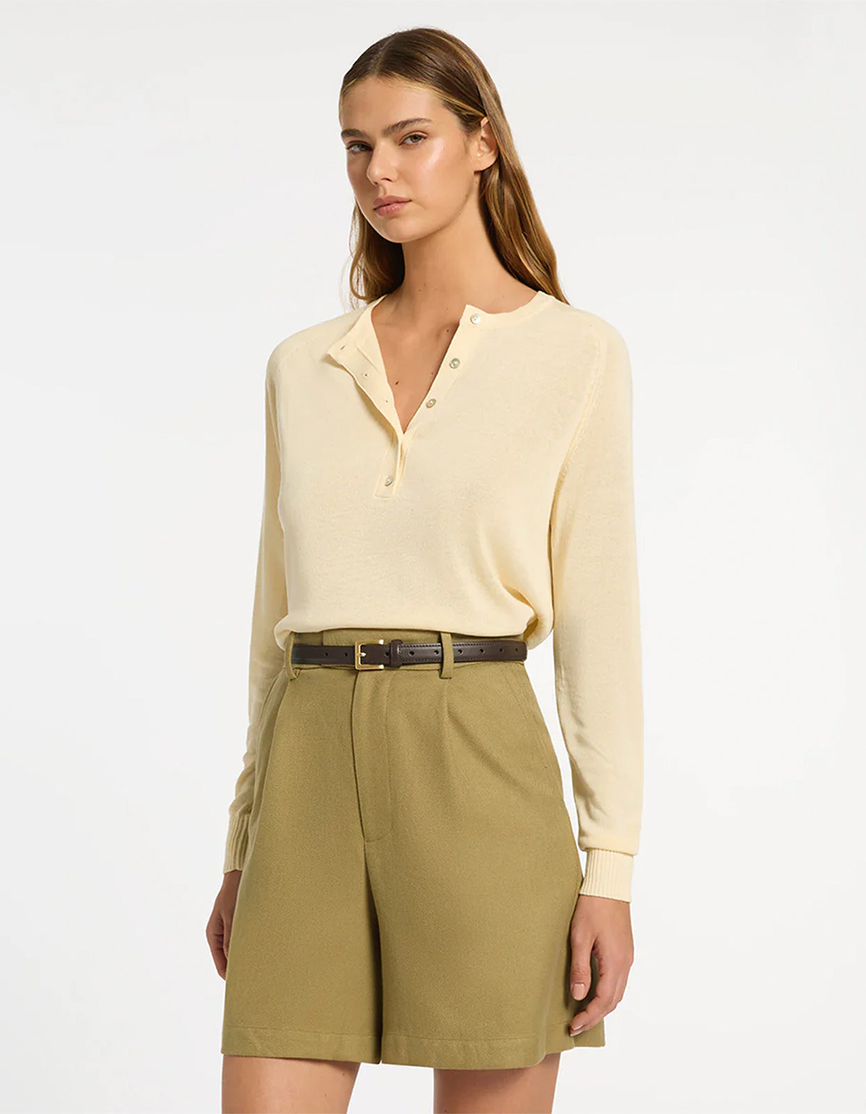 In Your Eyes Belt - Choc Nappa/Gold