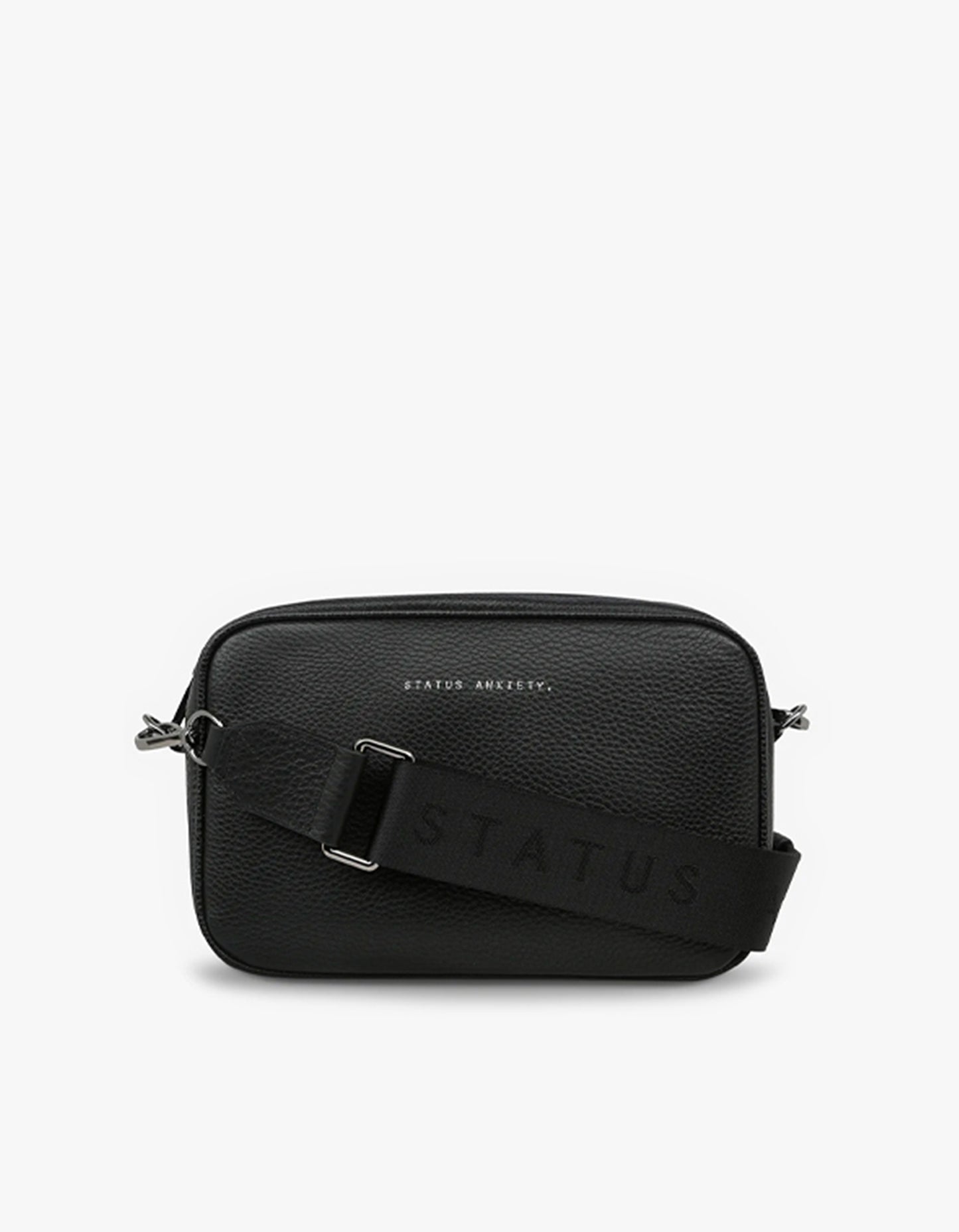Plunder Bag With Webbed Strap - Black