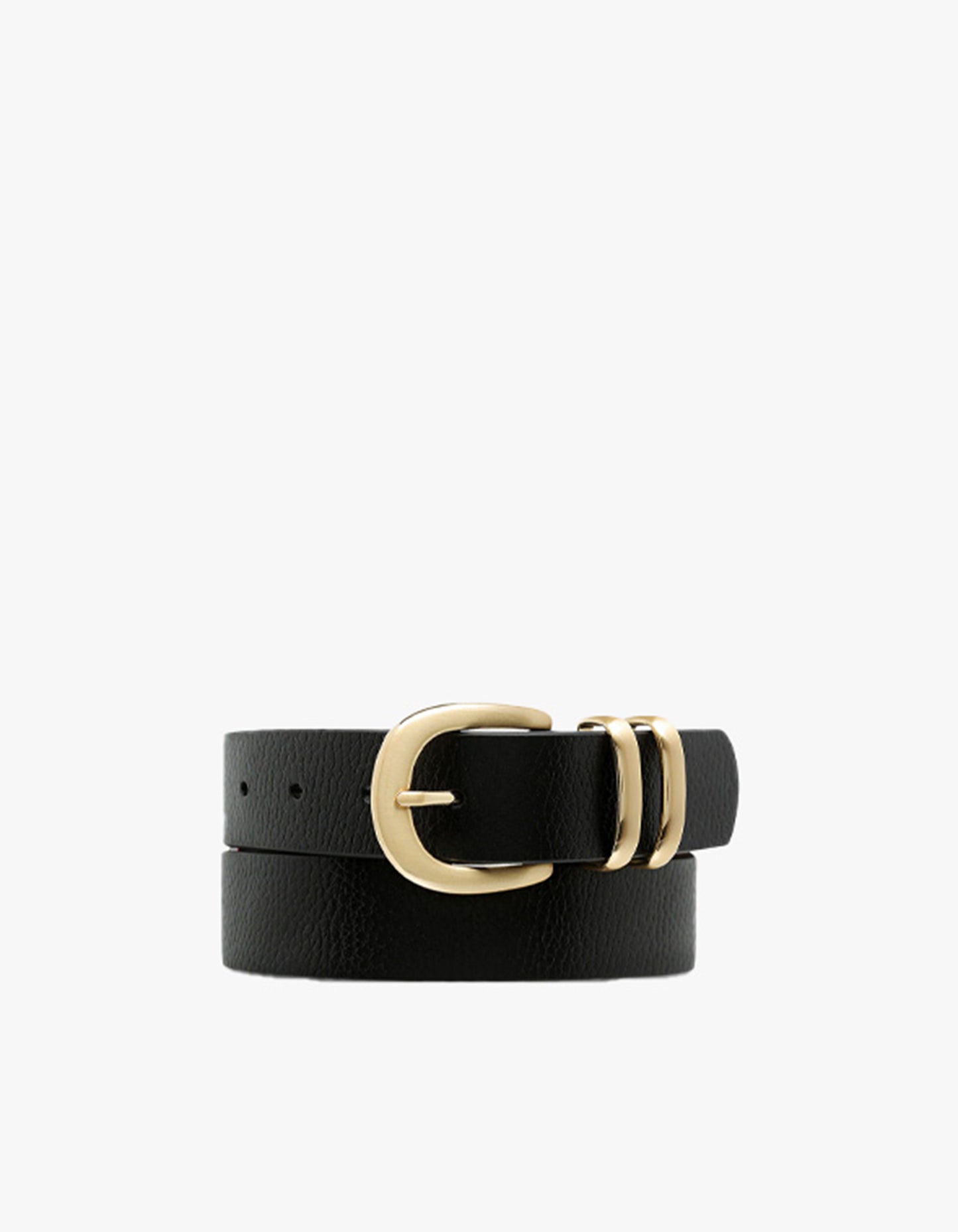 Let It Be Belt - Black/Gold