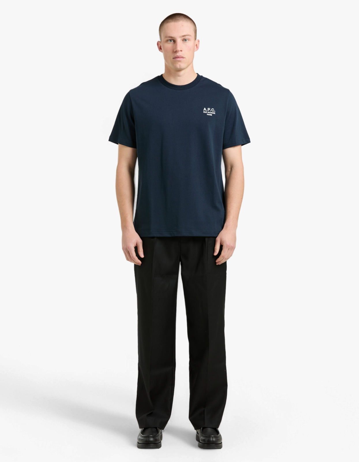 Standard Rue Madame GOTS T Shirt - TIQ Dark Navy/Ecru