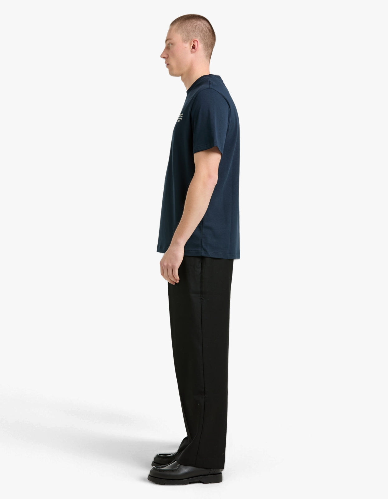 Standard Rue Madame GOTS T Shirt - TIQ Dark Navy/Ecru